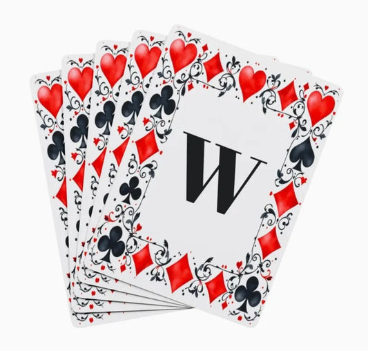 Personalized Card Symbols Canasta Deck Of Playing Cards