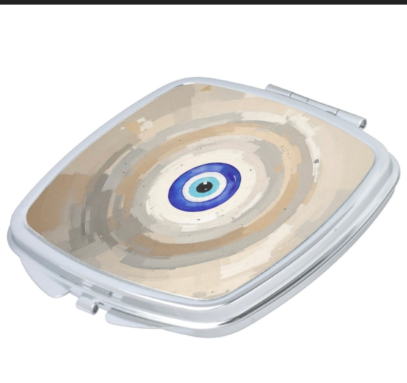 Evil Eye Art Compact Mirror