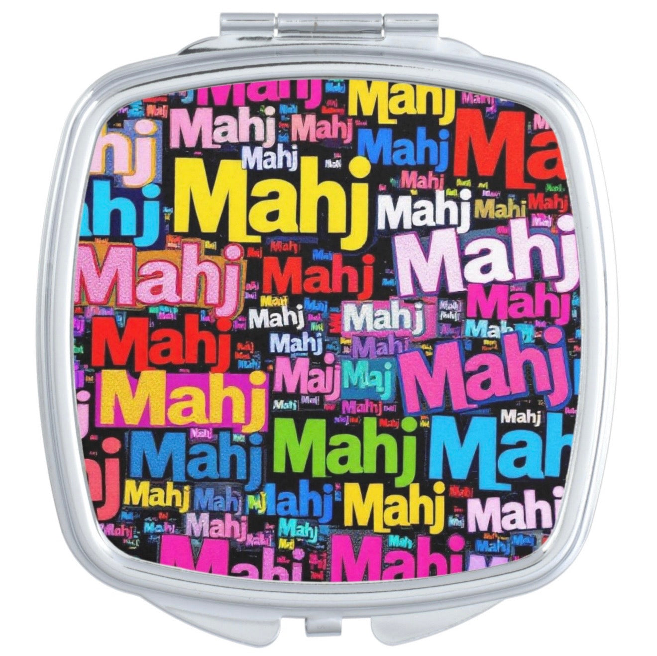 Mahjong Lover Compact Travel Mirror