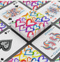 Graffiti Hearts Deck Of Playing Cards Canasta