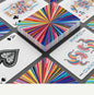 Abstract Modern Colorful Deck Of Playing Cards Canasta