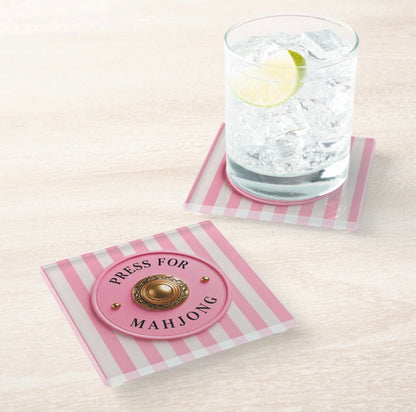 Press For Mahjong Coaster Set