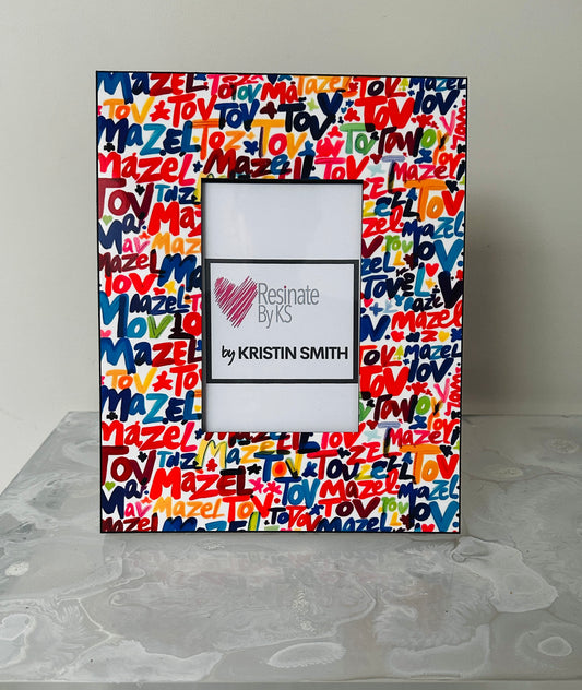 Mazel Tov Celebration Photo Frame Picture Frame