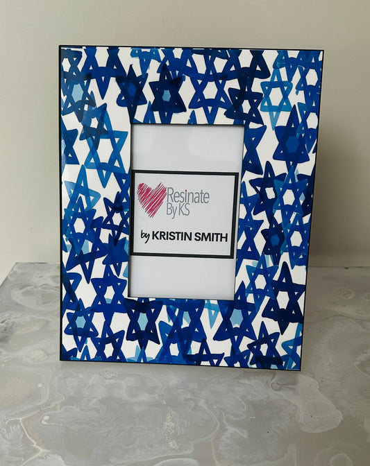 Star Of David Judaica Photo Frame Picture Frame
