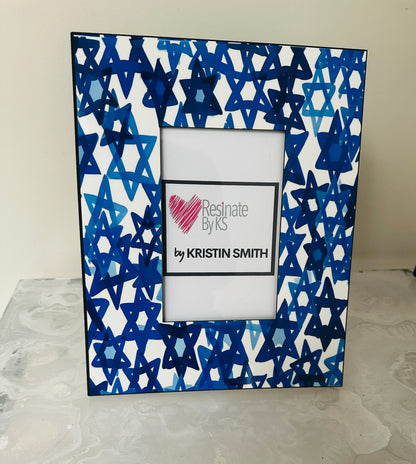 Star Of David Judaica Photo Frame Picture Frame