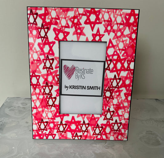 Star Of David Judaica Photo Frame Picture Frame Bat Mitzvah