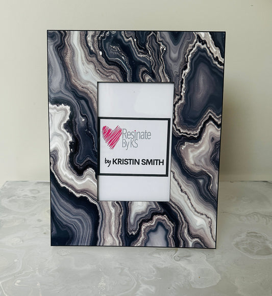 Gray Agate Photo Frame Picture Frame