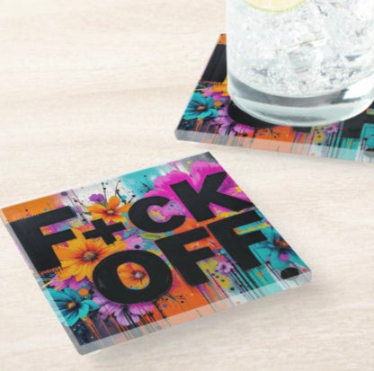 Fuck Off Please Coaster Set