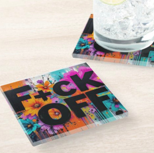 Fuck Off Please Coaster Set
