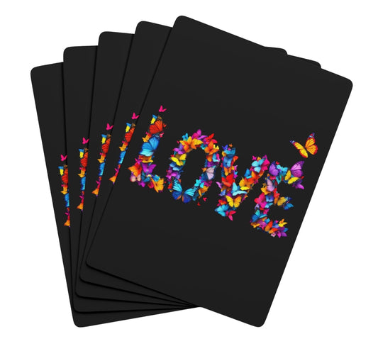 Love Butterfly Deck Of Playing Cards