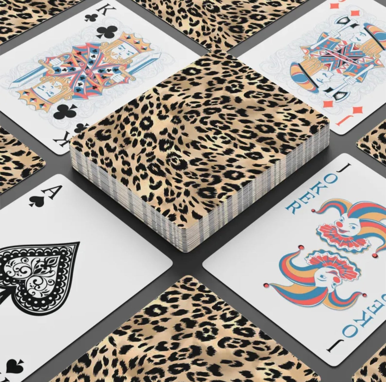 Cheetah Animal Print Deck Of Playing Cards
