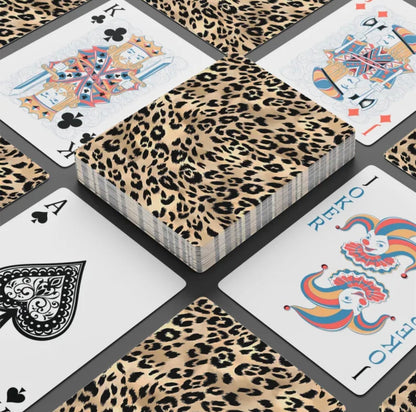Cheetah Animal Print Deck Of Playing Cards