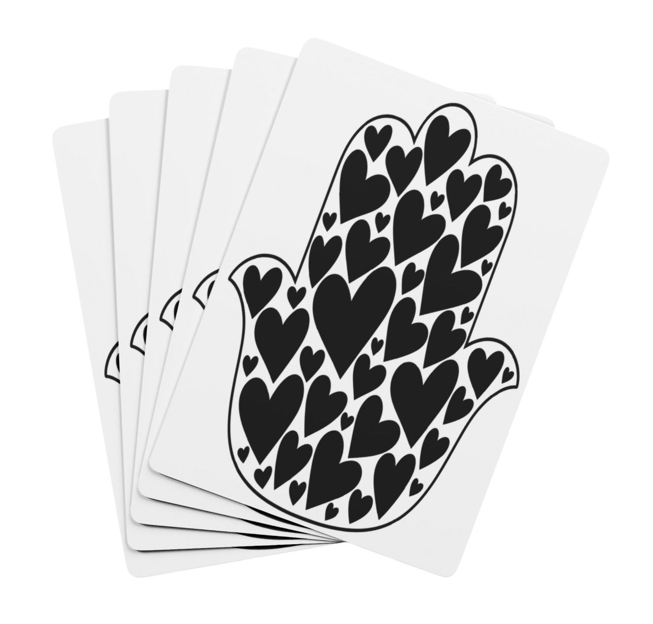 Hamsa Hearts Deck Of Playing Cards Canasta Lover