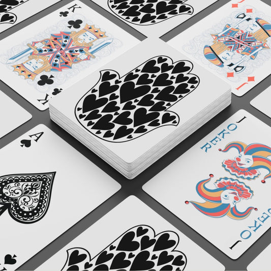 Hamsa Hearts Deck Of Playing Cards Canasta Lover