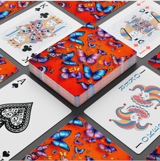 Butterfly Bliss Deck Of Playing Cards Canasta