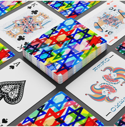 Star Of David Art Deck Of Playing Cards