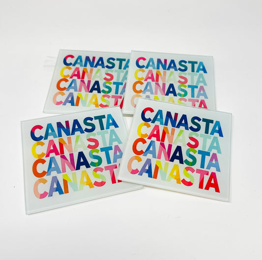 Canasta Coaster Set