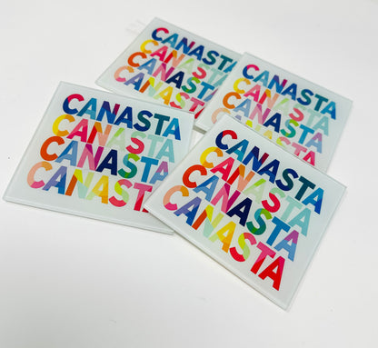 Canasta Coaster Set