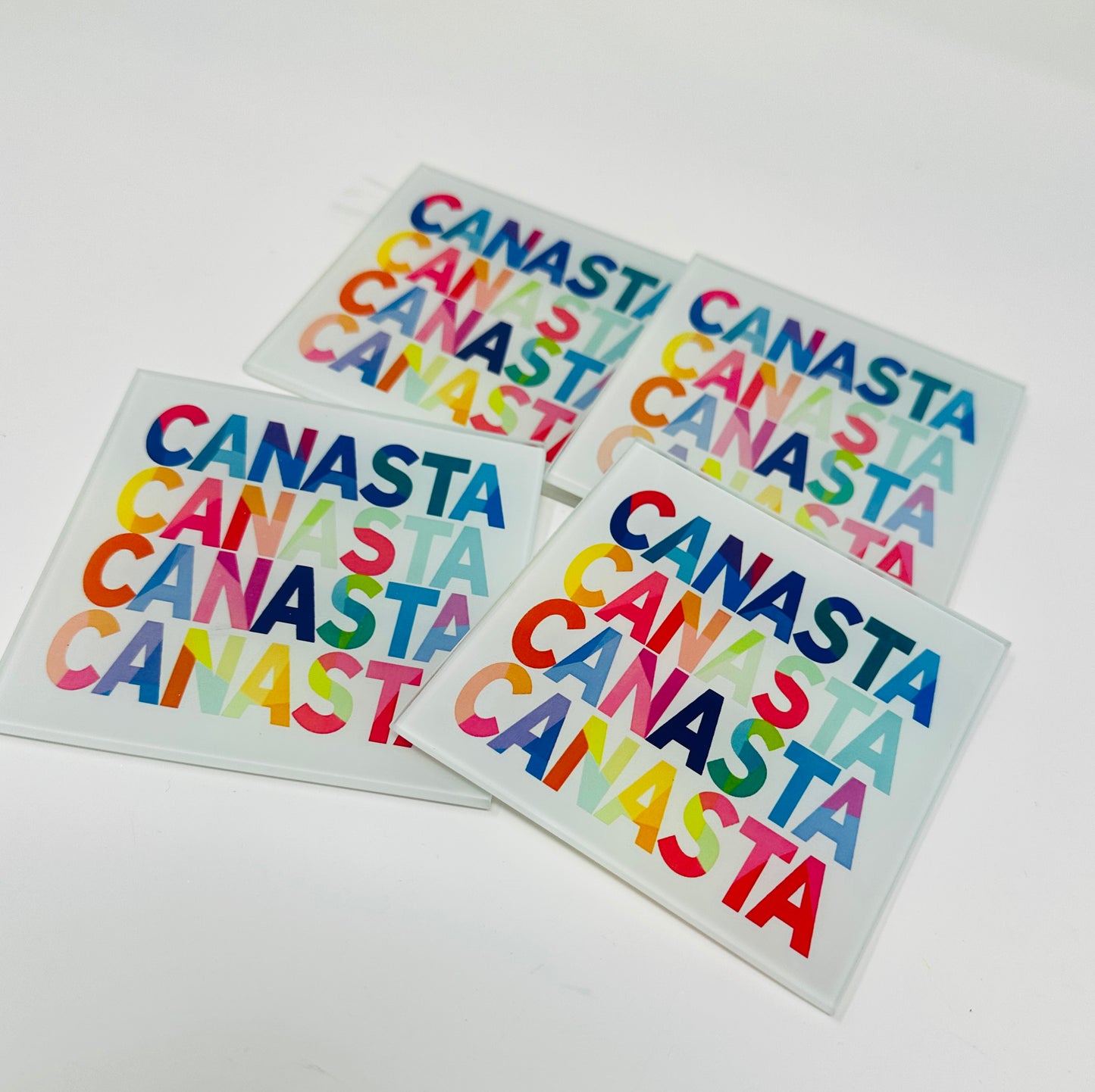 Canasta Coaster Set