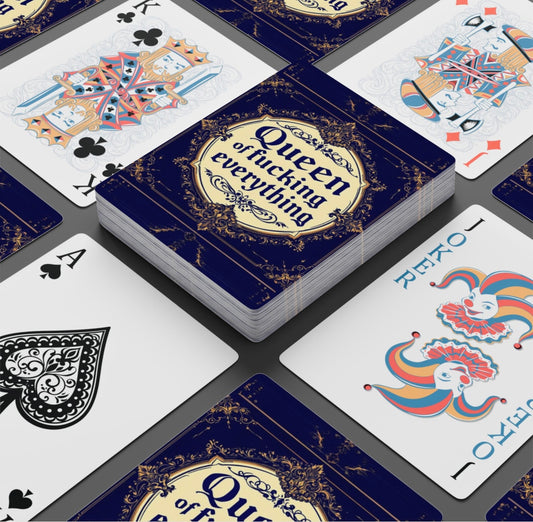 Queen Of Fucking Everything Deck Of Playing Cards