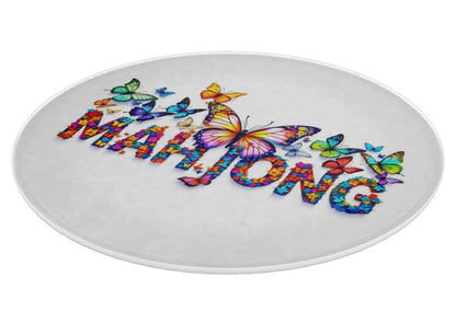 Mahjong Butterfly Cutting Board Serving Platter