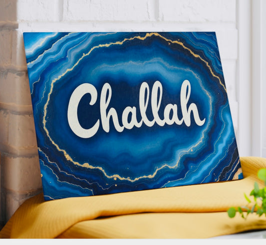 Blue Agate Challah Board