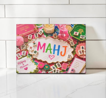 Mahjong Lover Cutting Board Serving Platter