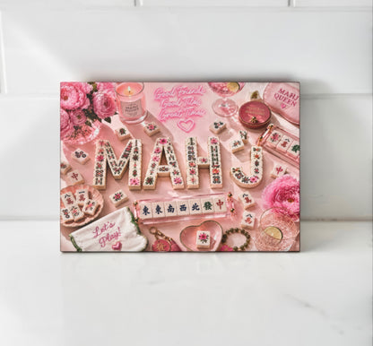 Mahjong Is My Therapy Cutting Board Serving Platter