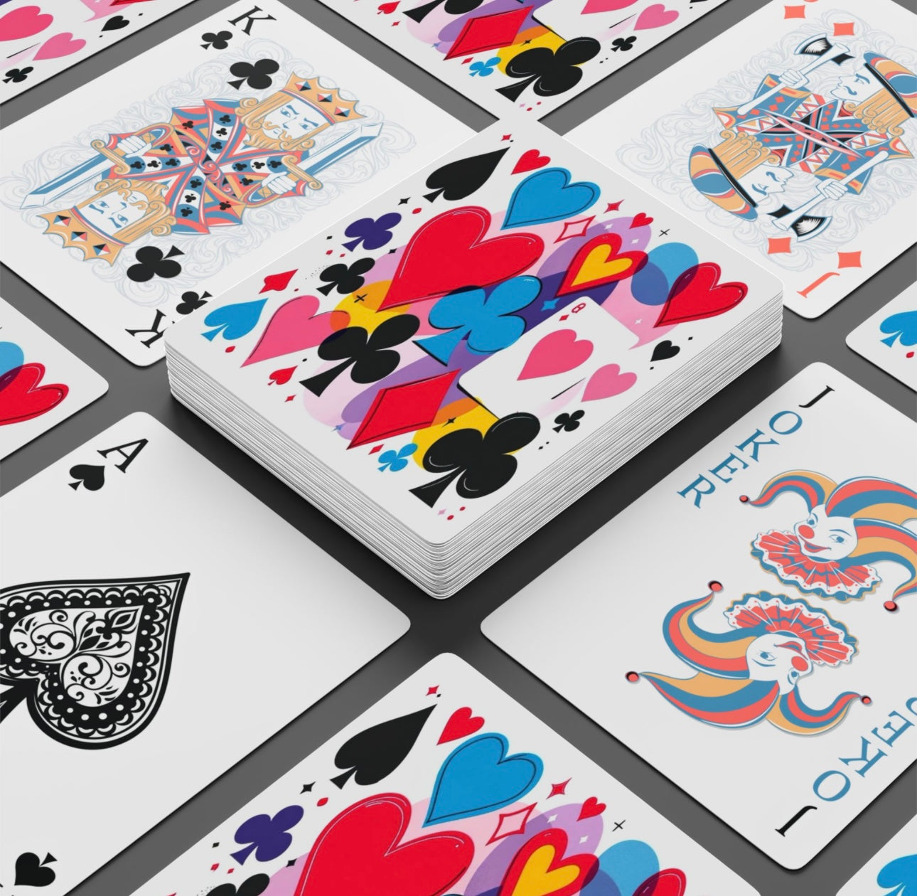 Card Symbols Art Deck Of Playing Cards
