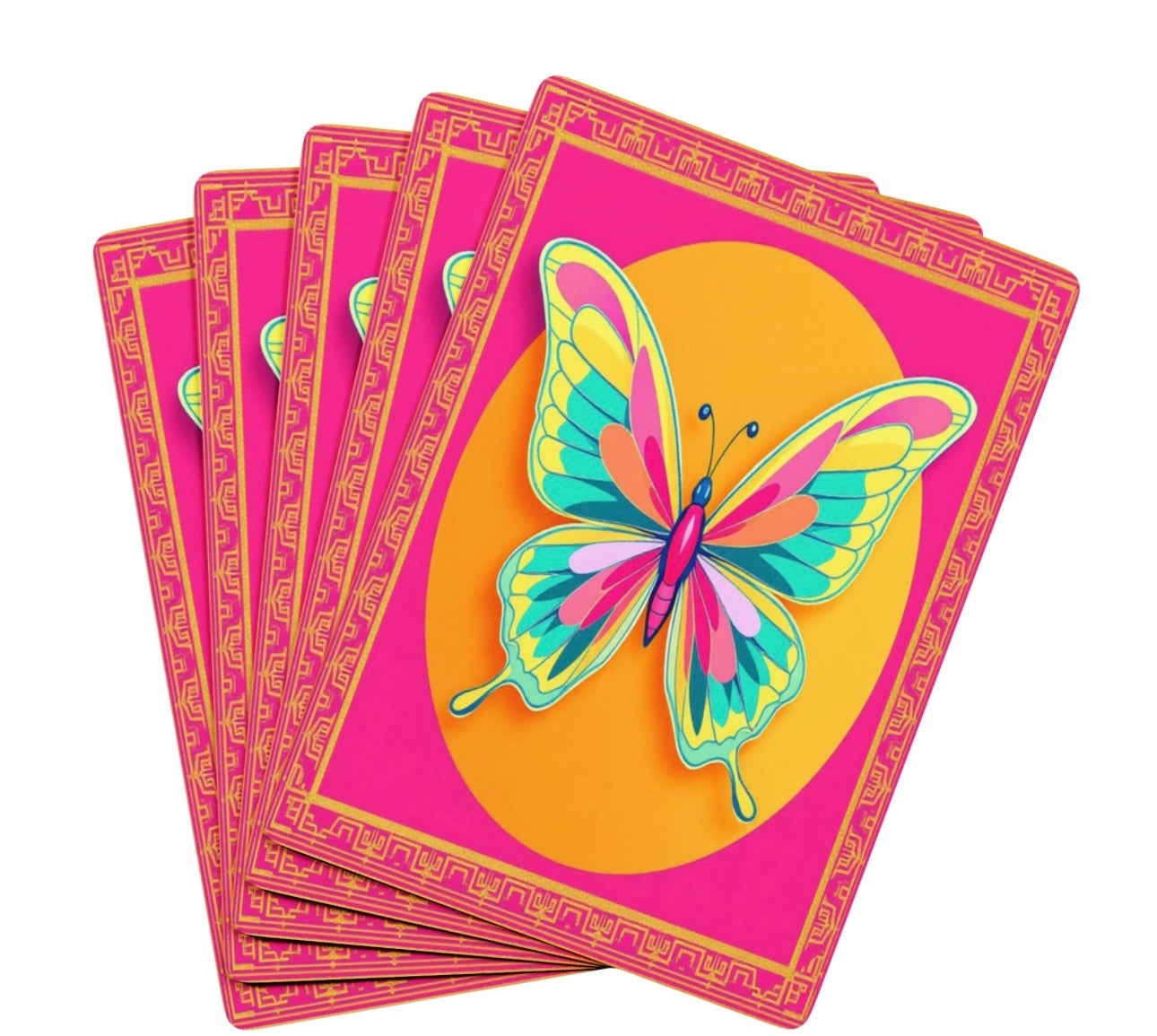 Gorgeous Butterfly Set Of Playing Cards