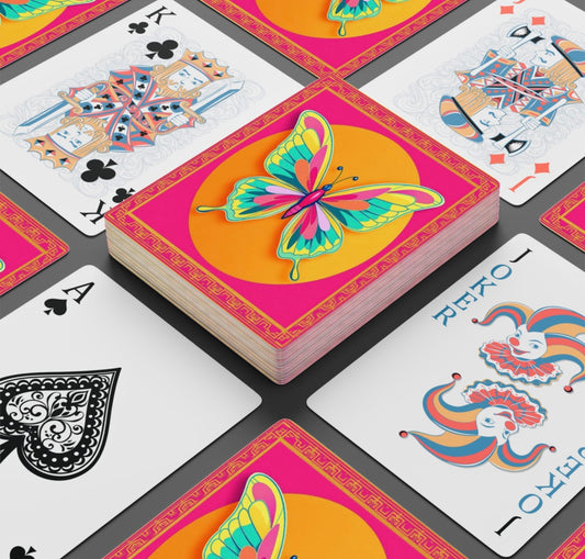 Gorgeous Butterfly Set Of Playing Cards