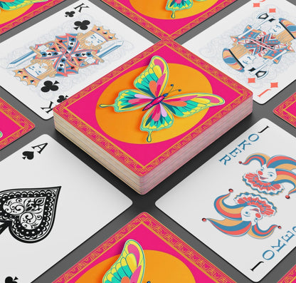 Elegant Butterfly Deck Of Playing Cards