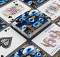 Abstract Evil Eyes Set Of Playing Cards