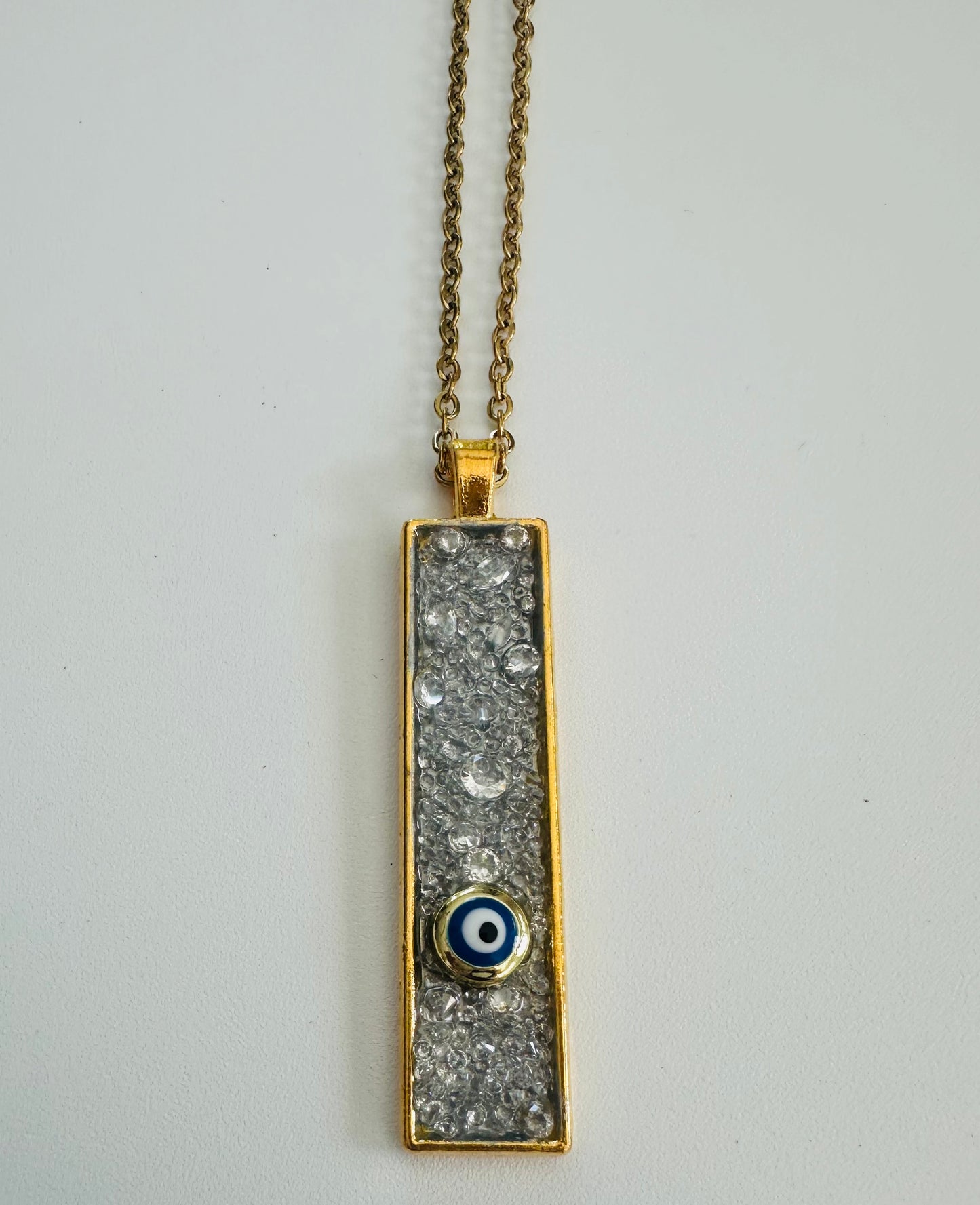 Evil Eye Semi Precious Gold Necklace