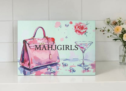 Mahjgirls Mahjong Cutting Board Platter