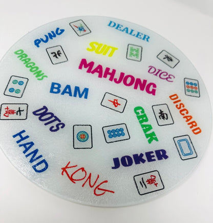 Mahjong Lover Cutting Board Serving Platter
