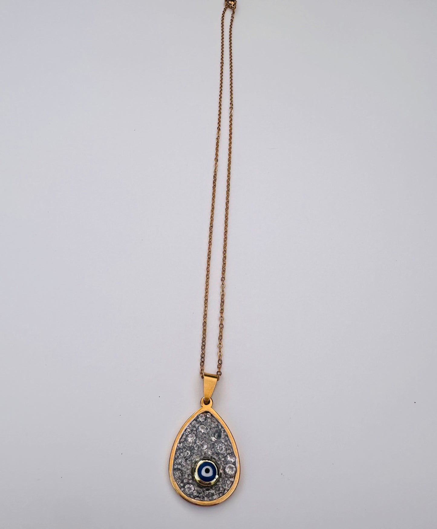 Semi Precious Stones Evil Eye Gold