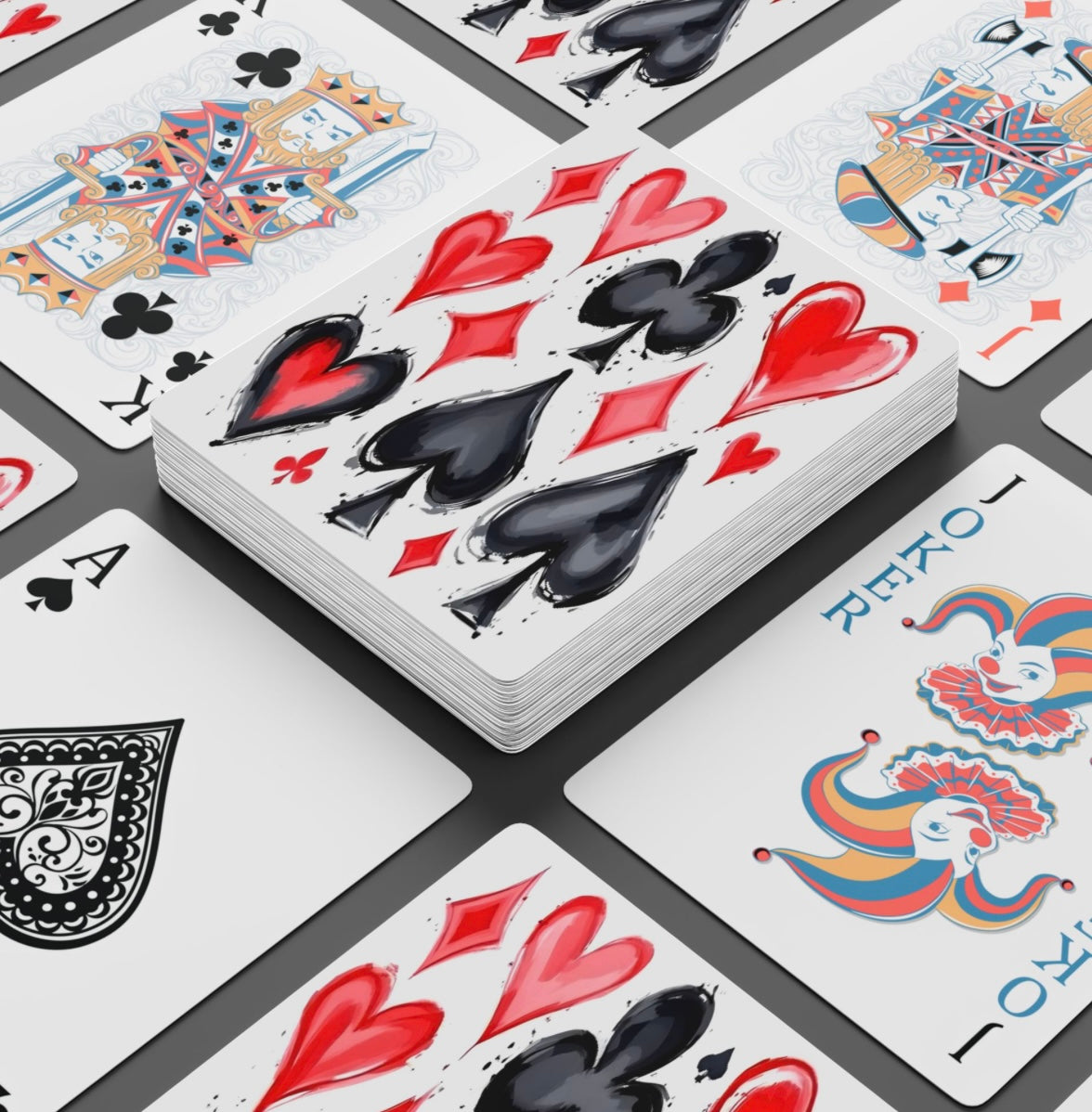 Card Symbols Art Deck Of Playing Cards