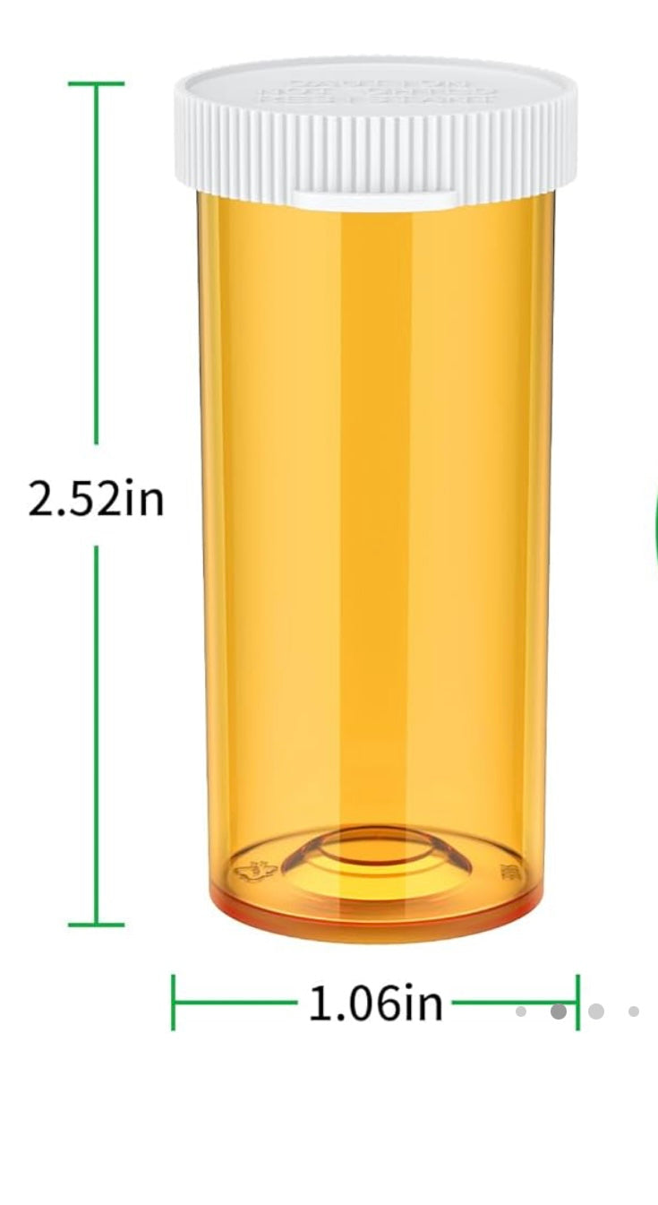 Sanity Pill Bottle Pill Case