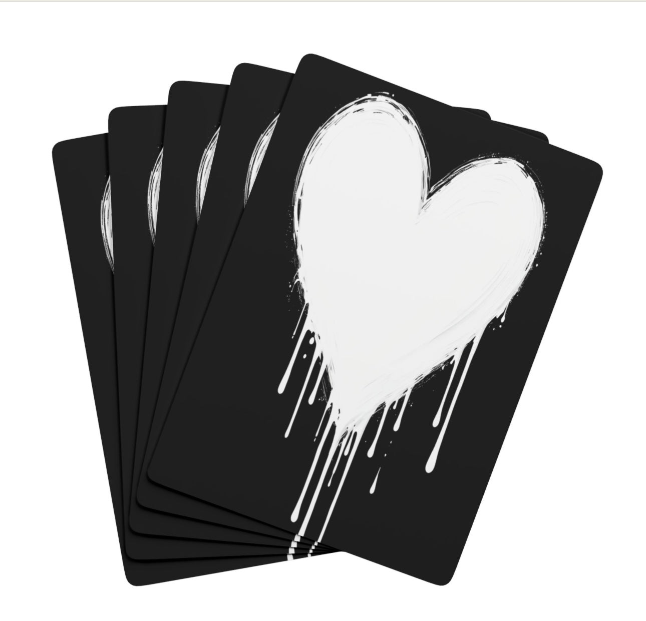 Abstract Heart Deck Of Playing Cards