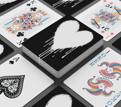 Abstract Heart Deck Of Playing Cards