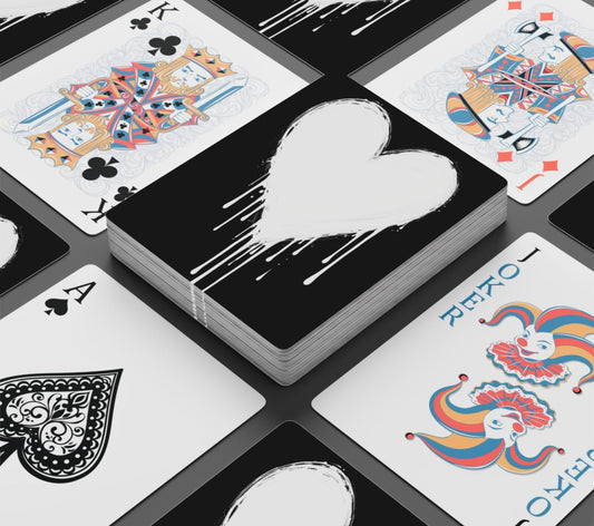 Abstract Heart Deck Of Playing Cards