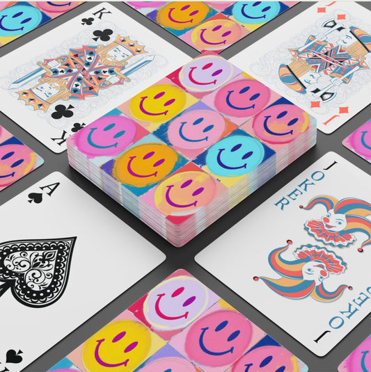 Happy Face Smiley Face Dec Of Playing Cards