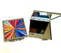 Abstract Color Burst Compact Mirror