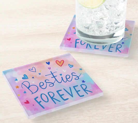 Besties Forever Best Friend Coaster Set