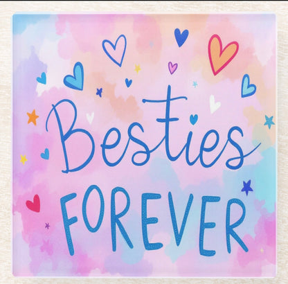 Besties Forever Best Friend Coaster Set