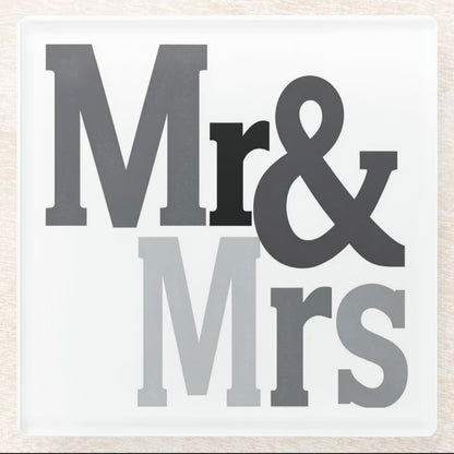 Mr And Mrs Coaster Set
