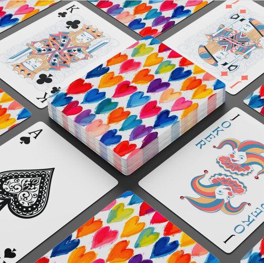 Love Hearts Deck Of Playing Cards