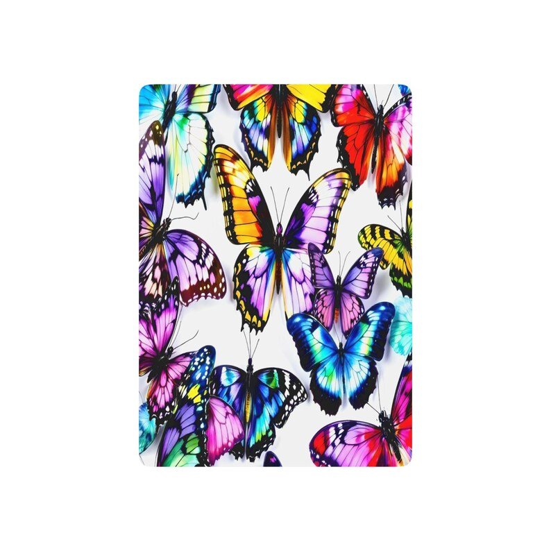 Colorful Butterfly Playing Cards Canasta