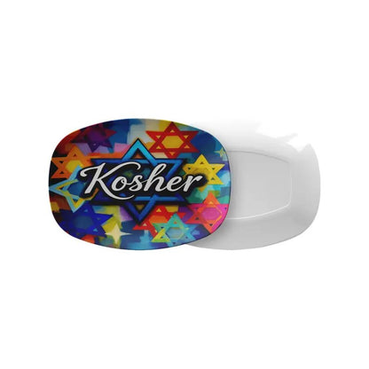 Kosher Star Of David Jewish Stars Judaica Art Serving Platte